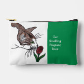 Cat Smelling Fragrant Rose  Etui (Voorkant)