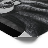 Cat Smoking Cigarette Racoon Ossum Funny Meme Cowb Poster (Hoek)