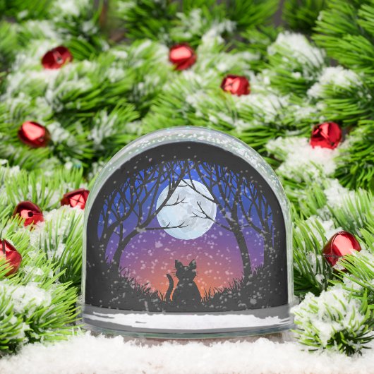 Cat Snow Globe Personalized Cat Lover Snow Globe Sneeuwbol (Kerstmis)