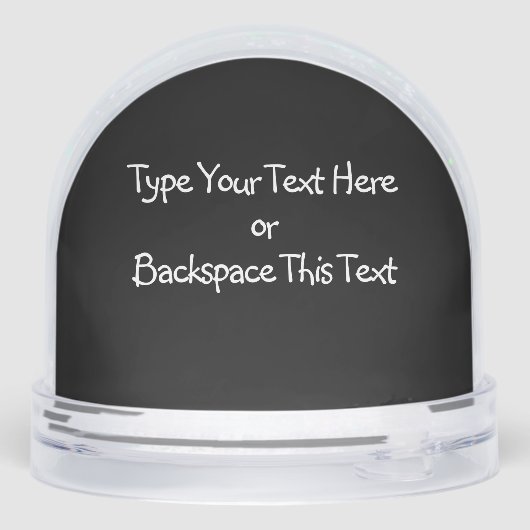 Cat Snow Globe Personalized Cat Lover Snow Globe Sneeuwbol (Achterkant)