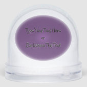 Cat Snow Globe Personalized Cat Lover Snow Globe Sneeuwbol (Achterkant)