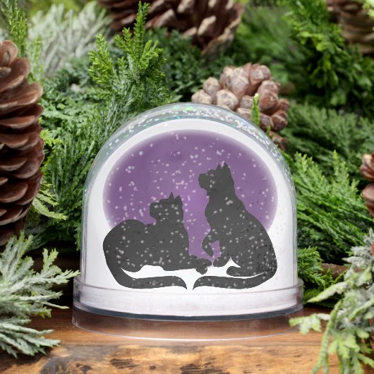 Cat Snow Globe Personalized Cat Lover Snow Globe Sneeuwbol (Winter)