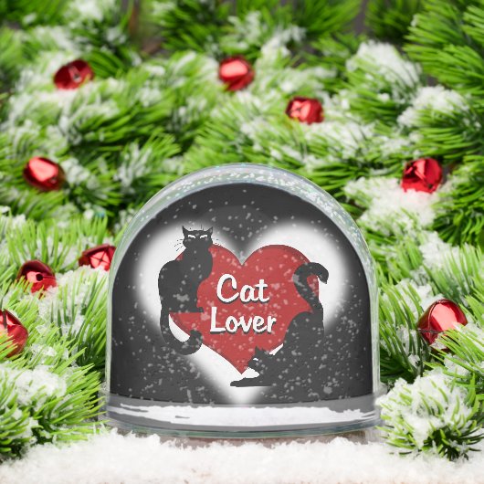 Cat Snow Globe Personalized Cat Lover Snow Globe Sneeuwbol (Kerstmis)