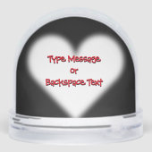 Cat Snow Globe Personalized Cat Lover Snow Globe Sneeuwbol (Achterkant)