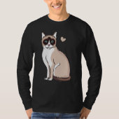 Cat Snowshoe Cat T-shirt (Voorkant)