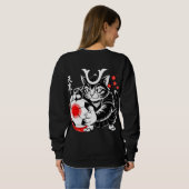 Cat Soccer Sweatshirt for Women Anime Fans & Foot (Achterkant volledig)