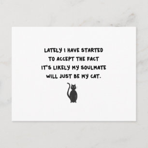 Cat Soulmate Briefkaart