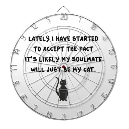 Cat Soulmate Dartbord (Voorkant)