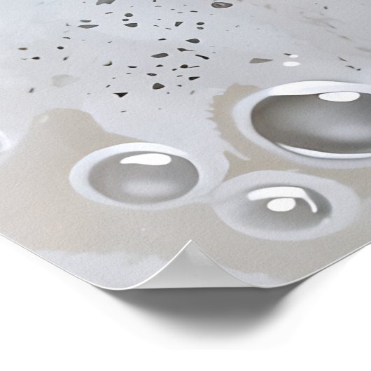 Cat Spa Dag Wall Art Gift Poster (Hoek)