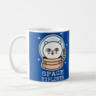 Cat Space Explorer Koffiemok