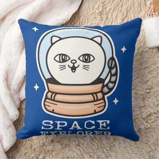 Cat Space Explorer Kussen (Deken)