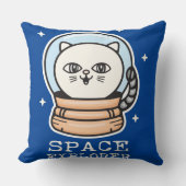 Cat Space Explorer Kussen (Voorkant)