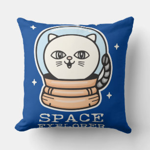 Cat Space Explorer Kussen