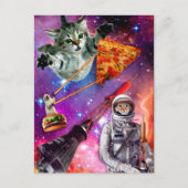 Cat Space Federation Briefkaart (Voorkant)