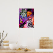 Cat Space Federation Poster (Keuken)