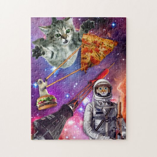 Cat Space Federation Poster Legpuzzel (Verticaal)