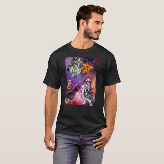 Cat Space Federation T-shirt (Voorkant volledig)