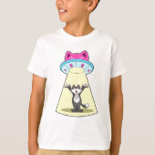 Cat Spaceship T-shirt (Voorkant)