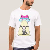 Cat Spaceship T-shirt (Voorkant)
