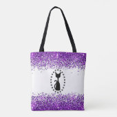 Cat Sparkle Canvas tas! Tote Bag (Achterkant)