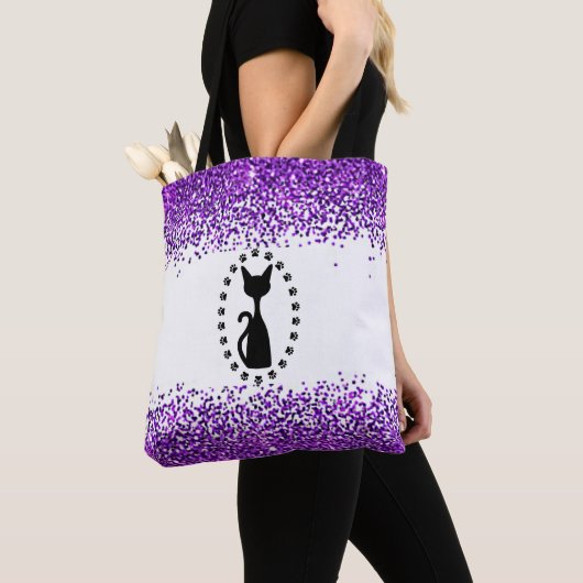 Cat Sparkle Canvas tas! Tote Bag (Dichtbij)