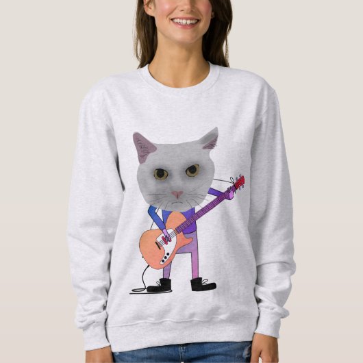 CAT-SPEELELEKTRISCHE GUITAR T-Shirts (Voorkant)
