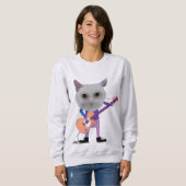 CAT-SPEELELEKTRISCHE GUITAR T-Shirts (Voorkant volledig)