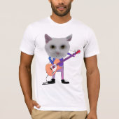 CAT-SPEELELEKTRISCHE GUITAR T-Shirts (Voorkant)
