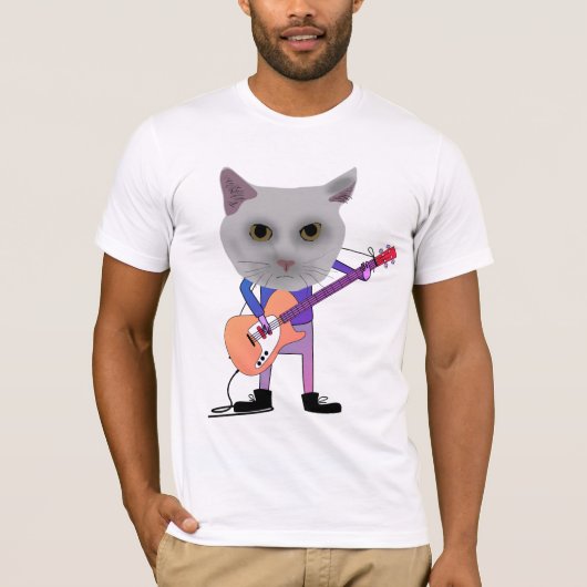 CAT-SPEELELEKTRISCHE GUITAR T-Shirts (Voorkant)
