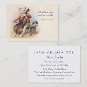 Cat-speelfilm Cello - Twee met ronde kop Visitekaartje (Voorkant / Achterkant)