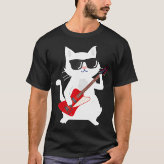 Cat Spelen Bass gitaar T-shirt