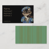 Cat Spelen Violin Visitekaartje (Voorkant / Achterkant)