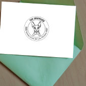 Cat Sphinx familie retouradres Rubberstempel