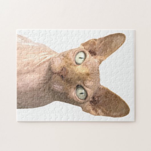 Cat Sphynx Portrait Legpuzzel (Horizontaal)