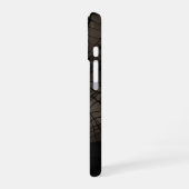 Cat Spider Web Gothic Zwart Roze Gotisch iPhone 16 Hoesje (Linkerkant)