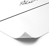 Cat Springing2 Poster (Hoek)