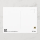 Cat - Square Animals Illustratie Briefkaart (Achterkant)
