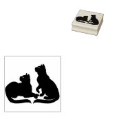 Cat Stamps Leuke Cat Lover Rubber Stamps Rubberstempel (Gestempeld)