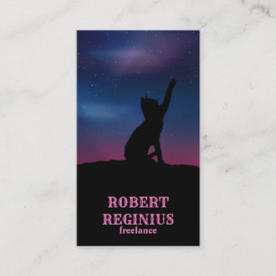 Cat Star Sky Visitekaartje