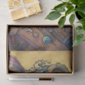 Cat Steampunk 4 Decoupage Papier (Geschenk)