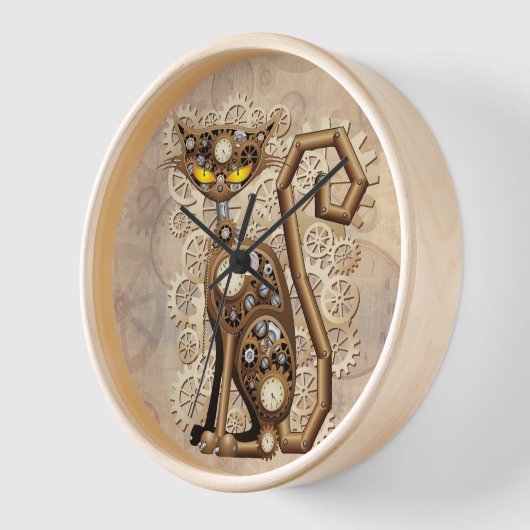 Cat Steampunk  Retro Style Machine (Hoek)