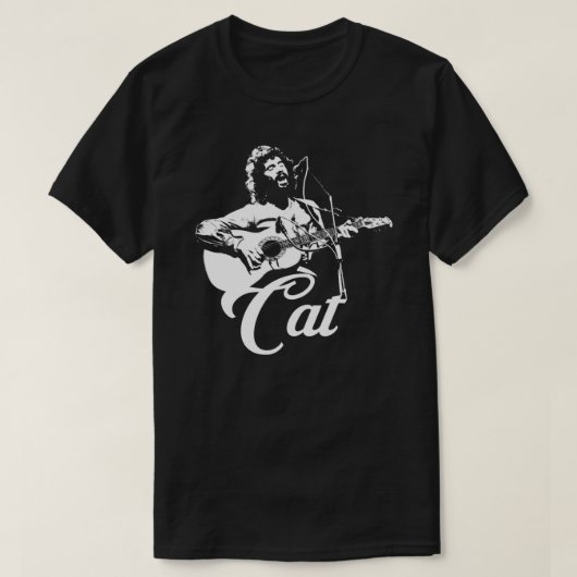 Cat Stevens - White Stencil Essential T-Shirt (Design voorkant)