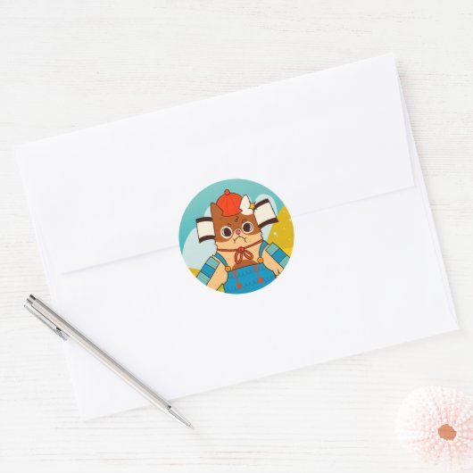 Cat Sticker (Envelop)