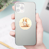 cat sticker (Telefoon)