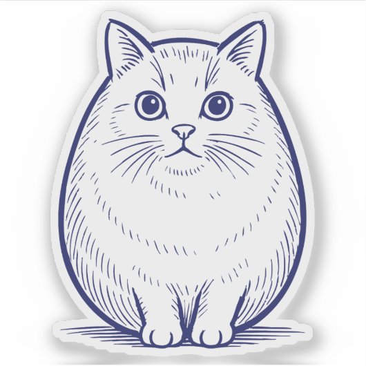 CAT STICKER (Voorkant)