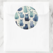 Cat Sticker Set Spint-effect voor geschenken & amb (Tas)