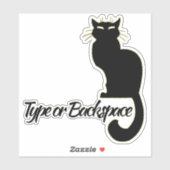 Cat Stickers Personalized Le Chat Cat Decals (Vel)