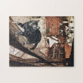 Cat Stole Away Legpuzzel (Horizontaal)