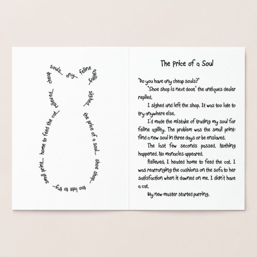 Cat Story Folie Kaart (Binnen)