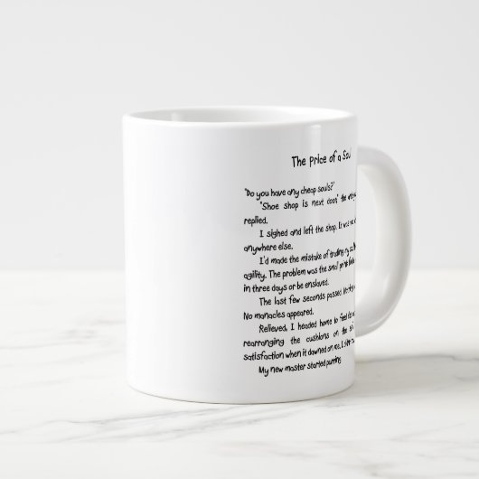 Cat Story Jumbo Mok (Voorkant rechts)